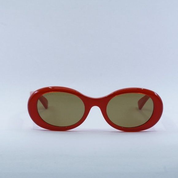 Gucci NEW GUCCI GG1587S 003 ORANGE BROWN SUNGLASSES Size ONE SIZE - 2 Thumbnail