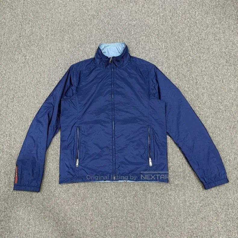 Prada Prada Blue Reversible Nylon Jacket. Size US L / EU 52-54 / 3 - 1 Thumbnail