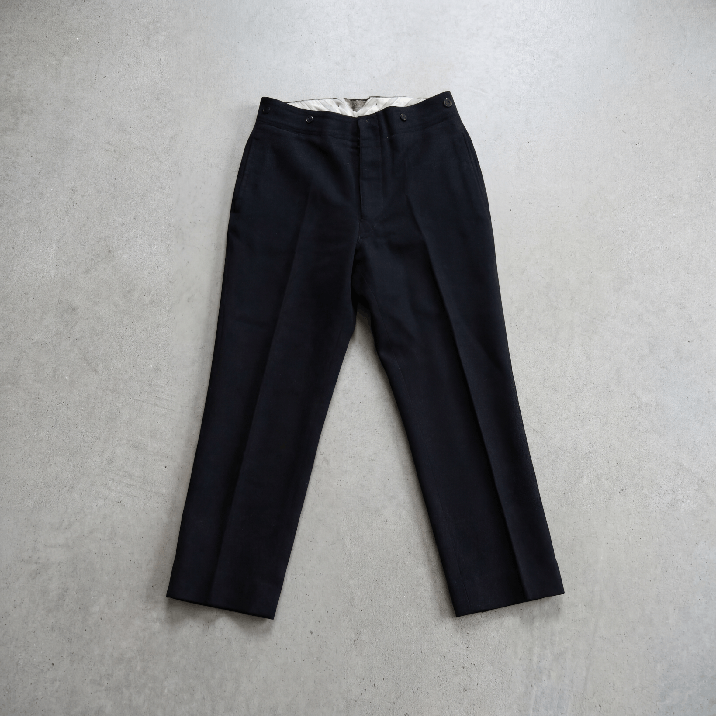 Vintage Vintage 50s French Tailored Dress Trousers Size US 32 / EU 48 - 1 Thumbnail