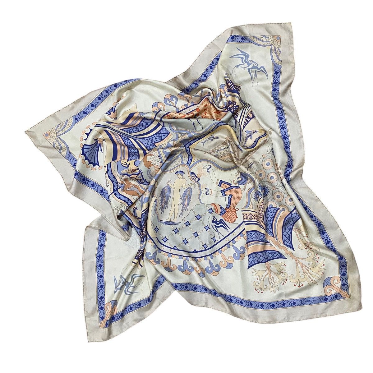 Hermes ☀️Hermes Les Printemps de Thera silk scarf by J.Abadie Size ONE SIZE - 1 Thumbnail