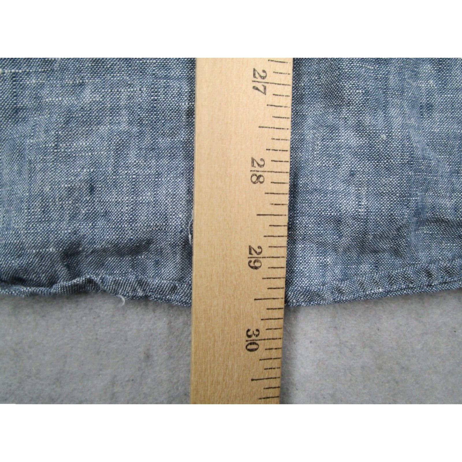 Vintage VINTAGE Georg Roth Los Angeles Men's Button-Up Shirt Large Blue Linen Cotton Blend Casual Classic Size US L / EU 52-54 / 3 - 6 Thumbnail