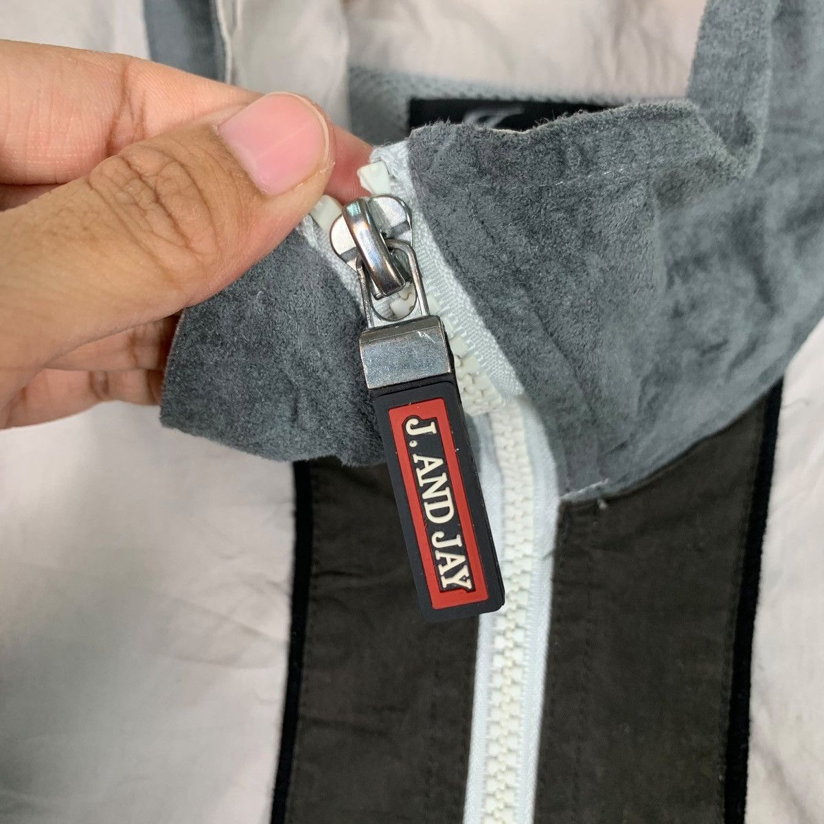 Japanese Brand J. AND JAY Wide Villege Big Logo Light Jacket #0896-C40 Size US L / EU 52-54 / 3 - 10 Thumbnail