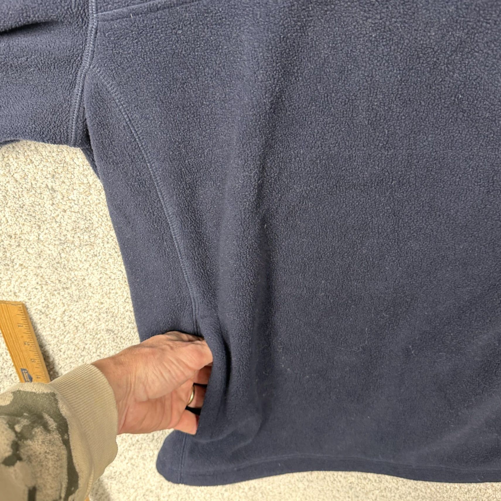 Croft & Barrow Croft & Barrow Jacket Mens L Blue Fleece 1/4 Zip Pullover Outdoor Hiking Size US L / EU 52-54 / 3 - 5 Thumbnail