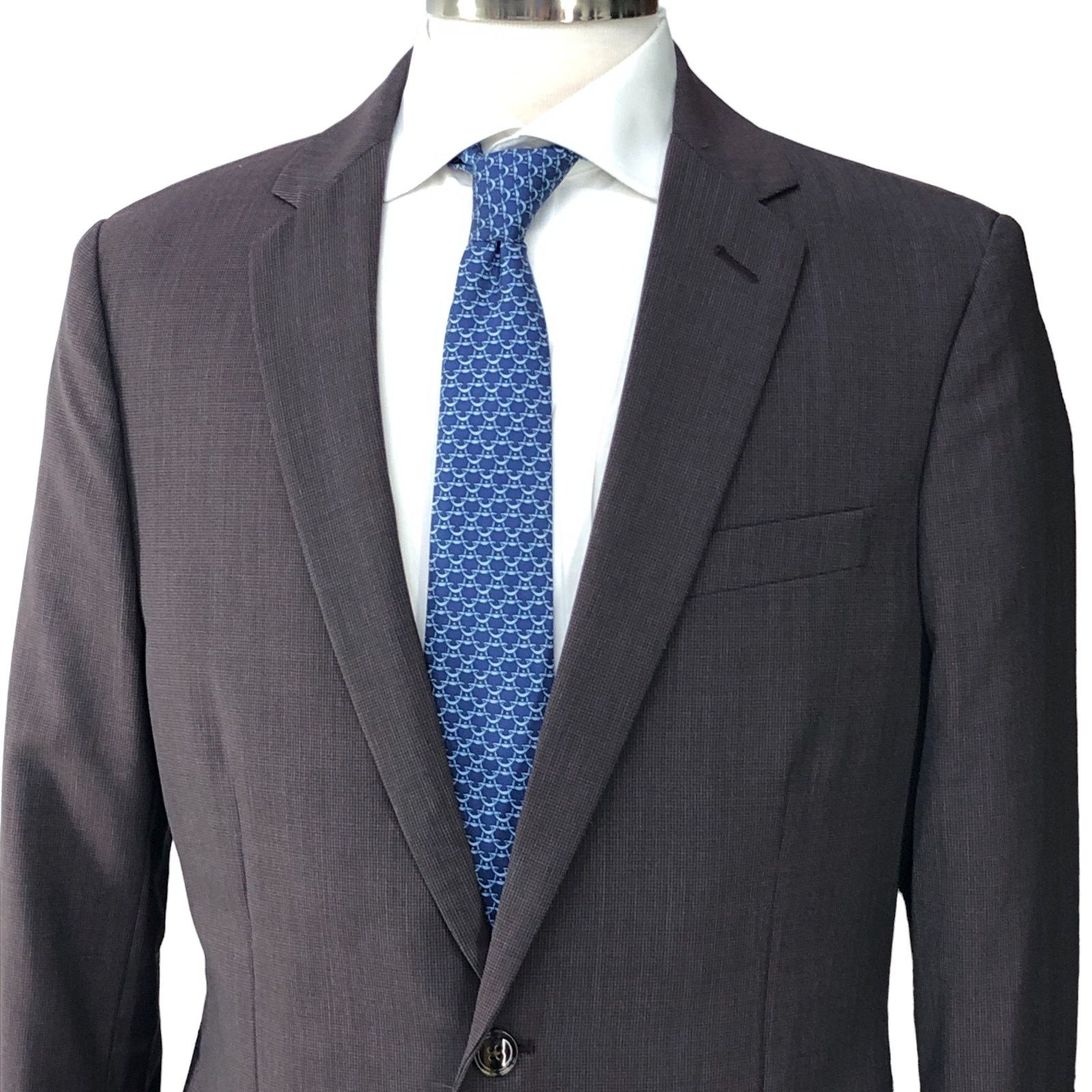 J.Crew J Crew Factory Mens Size 40R Thompson Sport Coat Wool Brown Size 40R - 2 Thumbnail