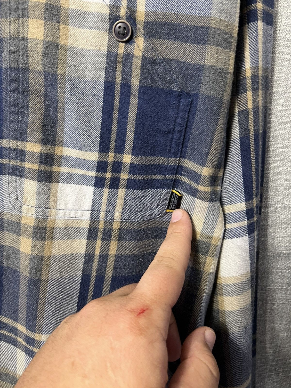 Barbour Barbour International Flannel Plaid Button Up‎ Shirt Size US L / EU 52-54 / 3 - 5 Thumbnail