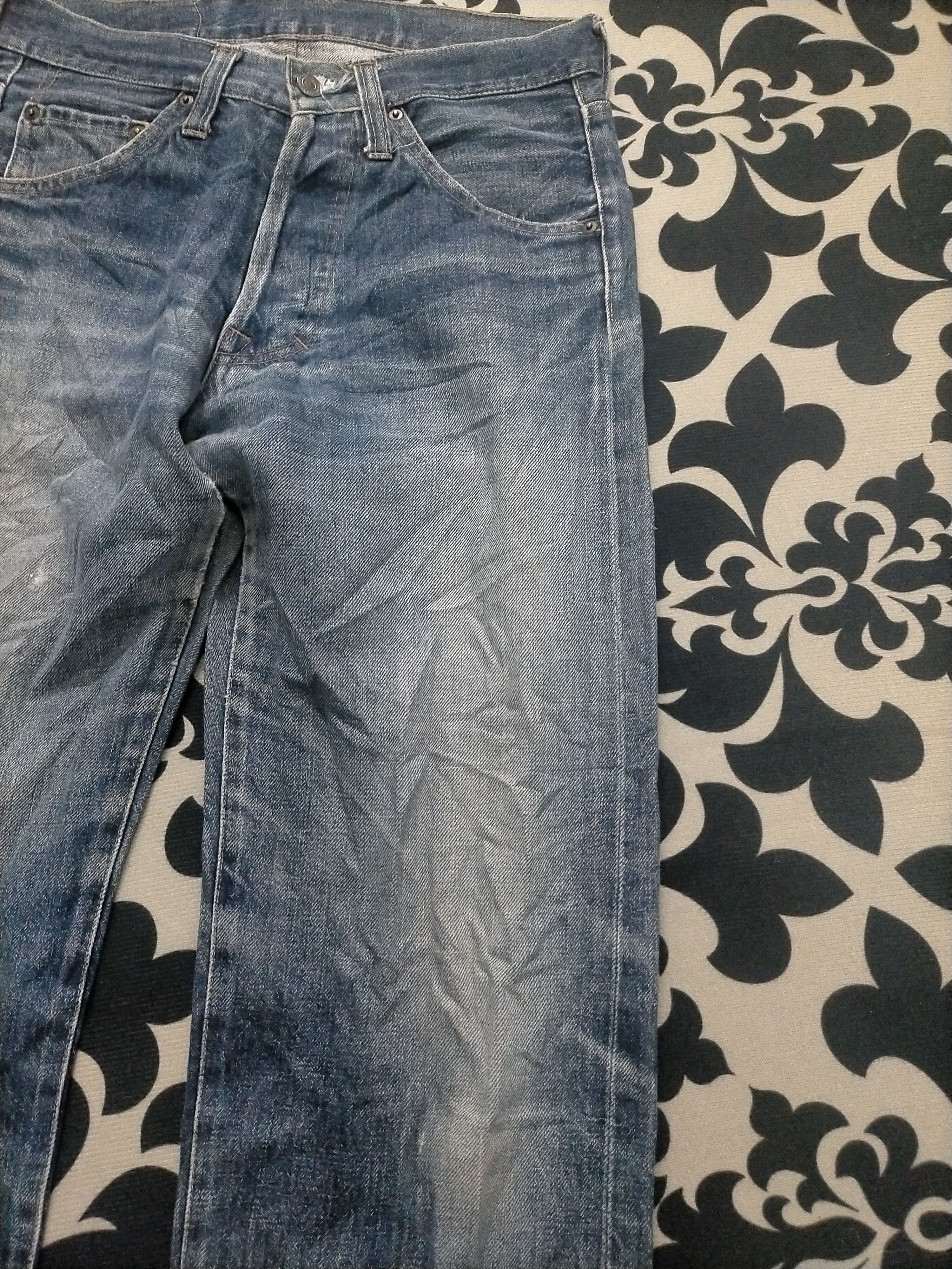Japanese Brand × Vintage 🔥 Vintage 🔥 Rare RNA Inch Selvedge Samurai Style Jeans Size US 30 / EU 46 - 5 Thumbnail