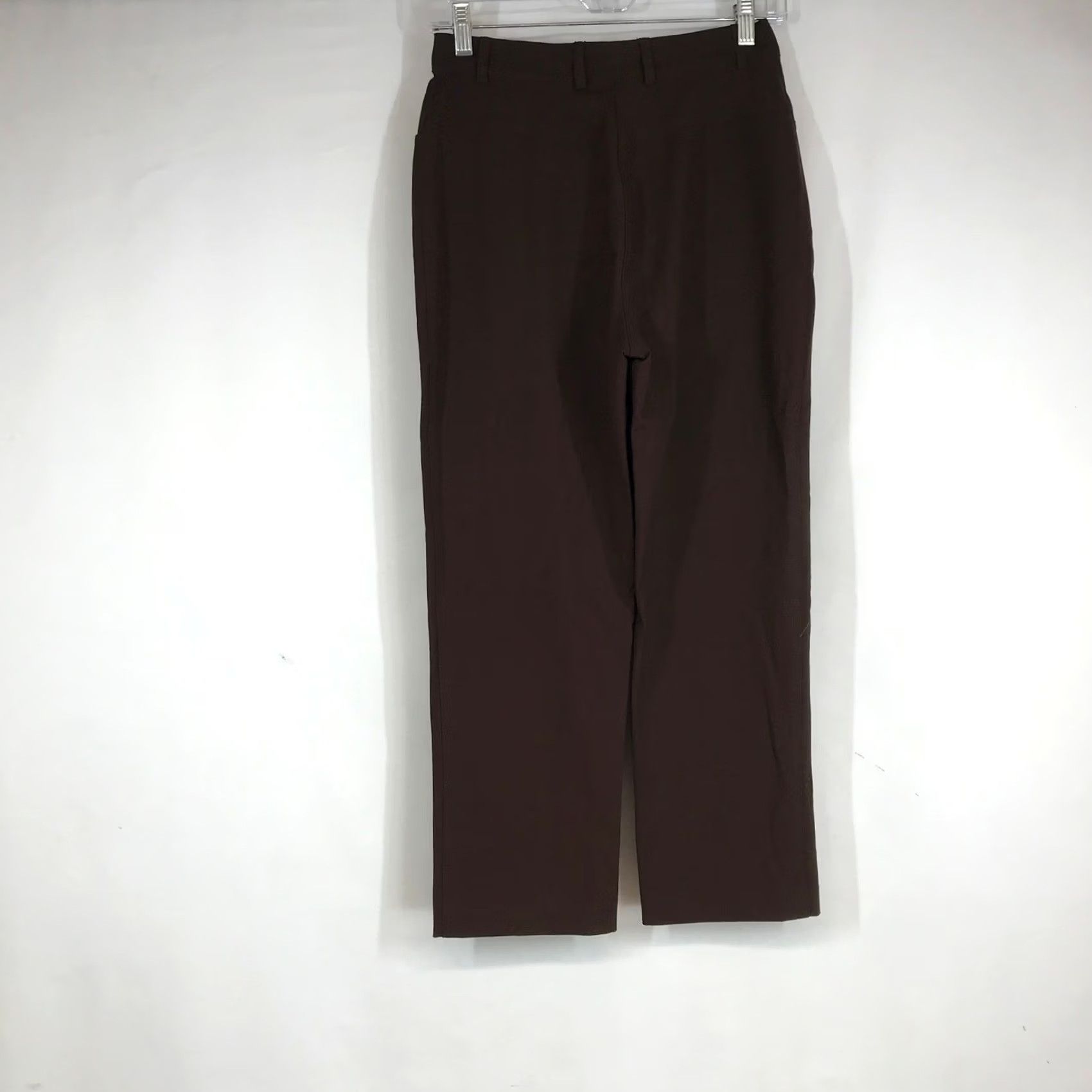 Vintage St John Sport by Marie Gray Espresso Brown Straight Leg Trousers Size 2 Size 26" / US 2 / IT 38 - 4 Thumbnail