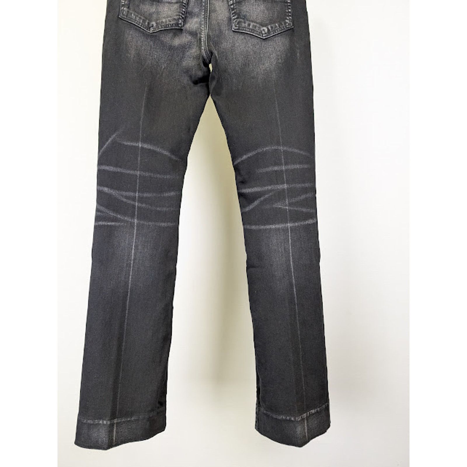 Amiri o1rshd1 Stacked Flare Jeans in Aged Black Size US 30 / EU 46 - 16 Thumbnail