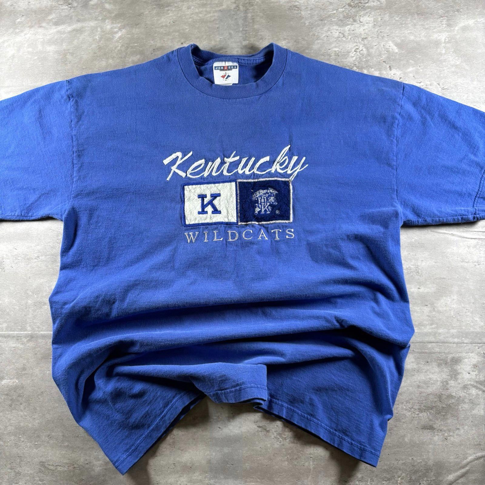 Jerzees Vintage 90s Kentucky Wildcats tee Size US L / EU 52-54 / 3 - 9 Thumbnail