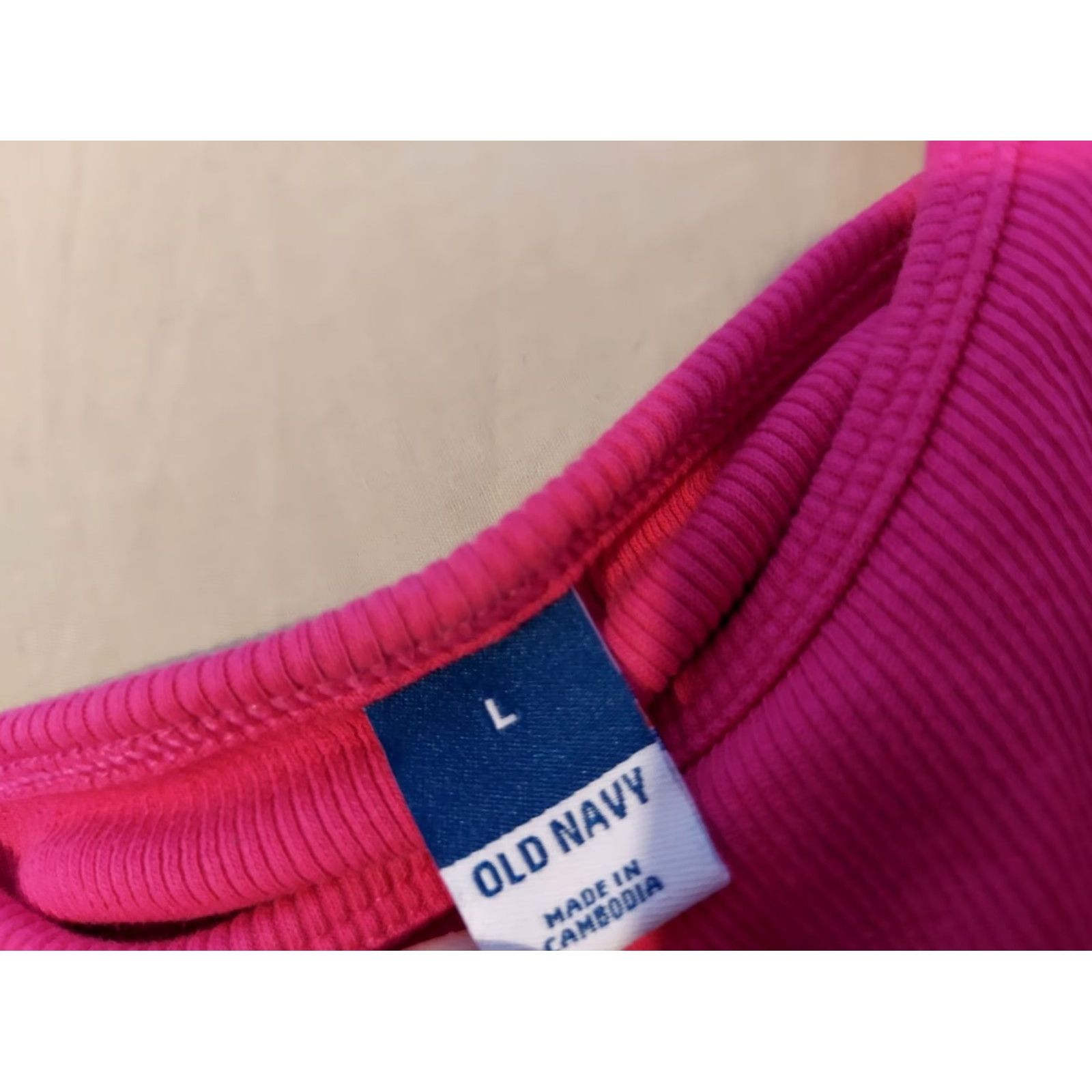 Old Navy Womens Old Navy Dress L Large Purple Cotton A-Line Shift Knee Length Womens Size L / US 10 / IT 46 - 2 Thumbnail