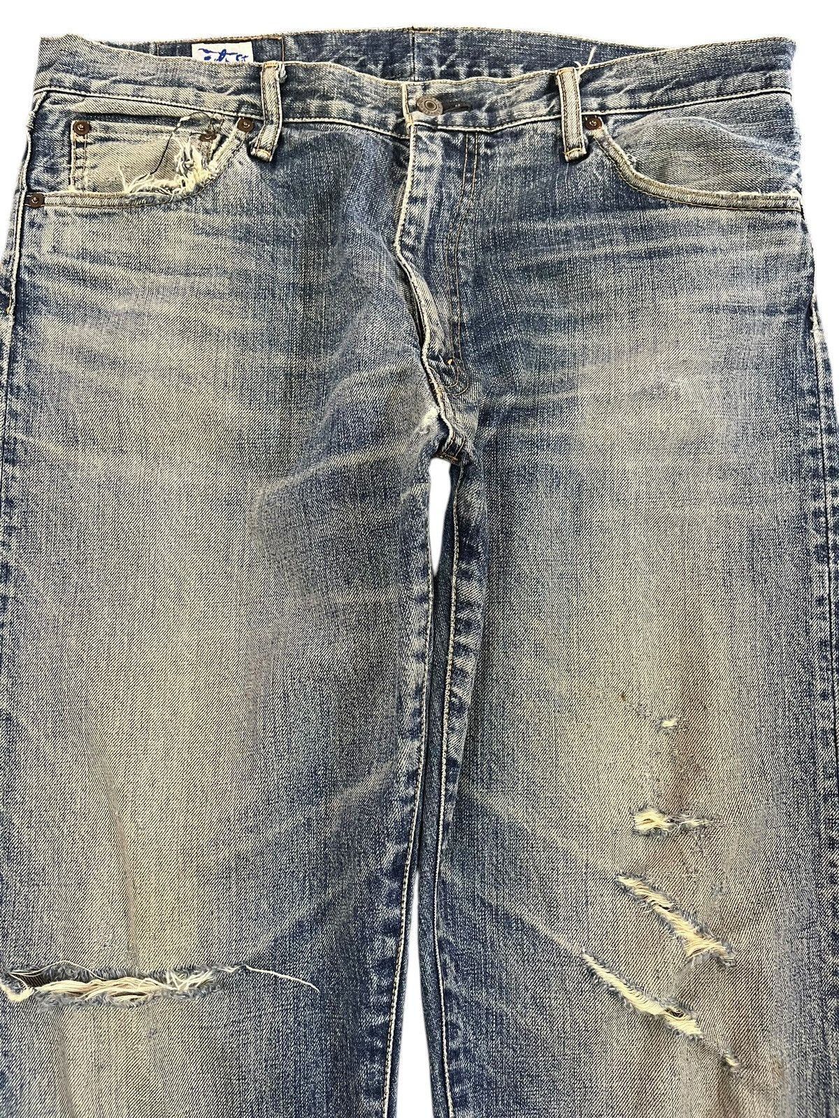EIGHT-G Vintage Eight G Sakai Japanese Tough Cotton Denim Size US 38 / EU 54 - 2 Thumbnail