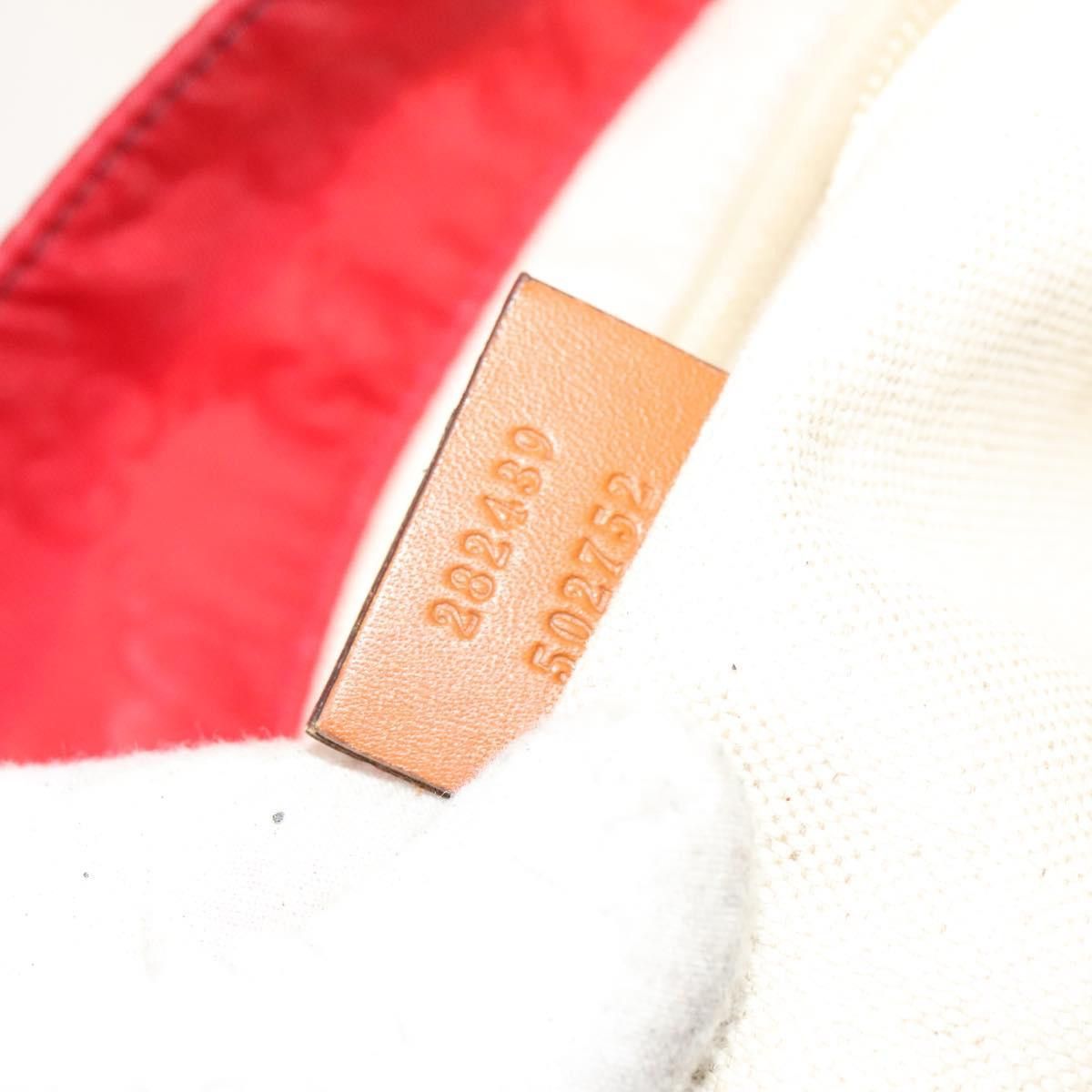 Gucci GUCCI GG Canvas Tote Bag Nylon Red Gold Size ONE SIZE - 20 Thumbnail