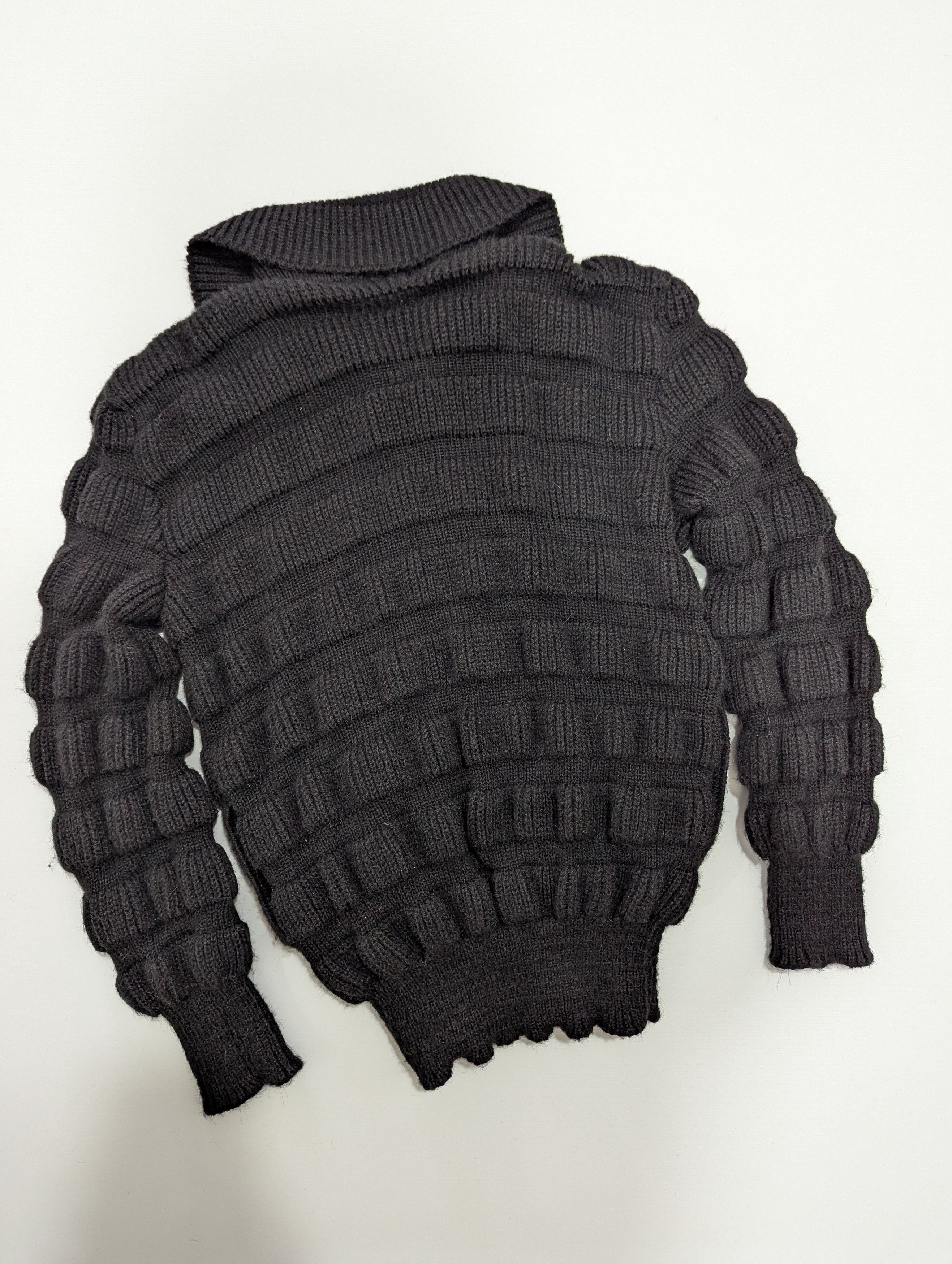 Burberry Thomas Burberry By Burberry Zip Oversized Alpaca Sweater Size S / US 4 / IT 40 - 9 Thumbnail