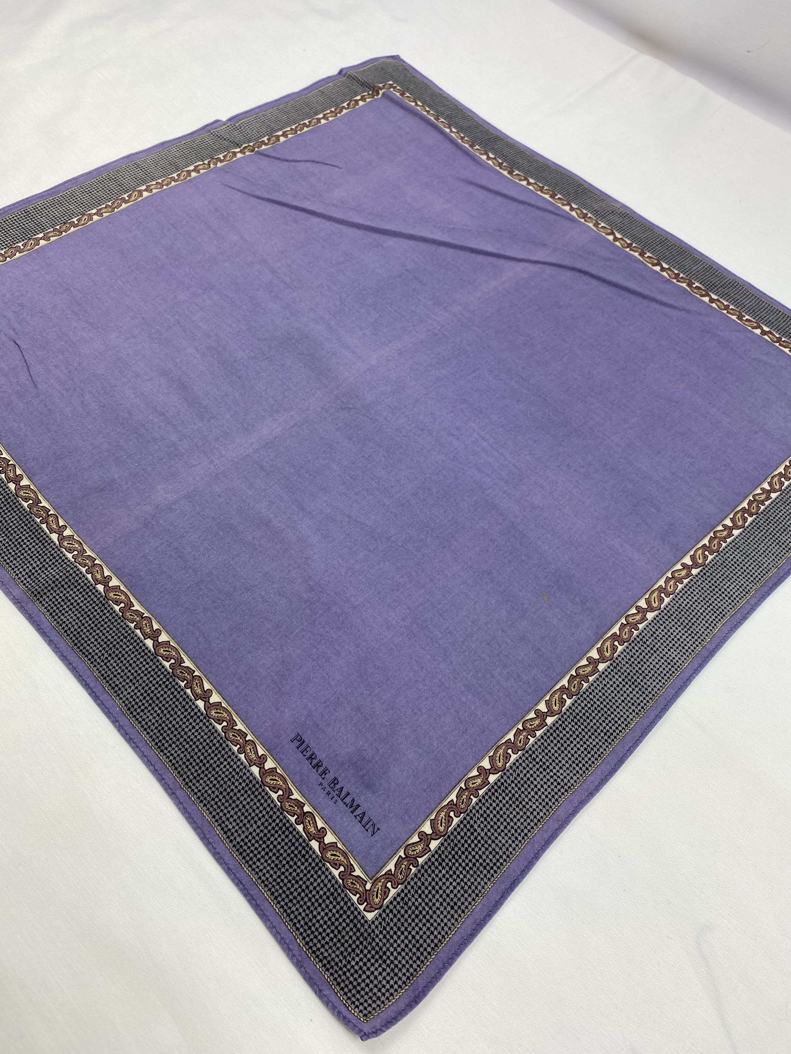 Pierre Balmain × Vintage Pierre Balmain Handkerchief / Bandana / Neckerchief Size ONE SIZE - 4 Thumbnail