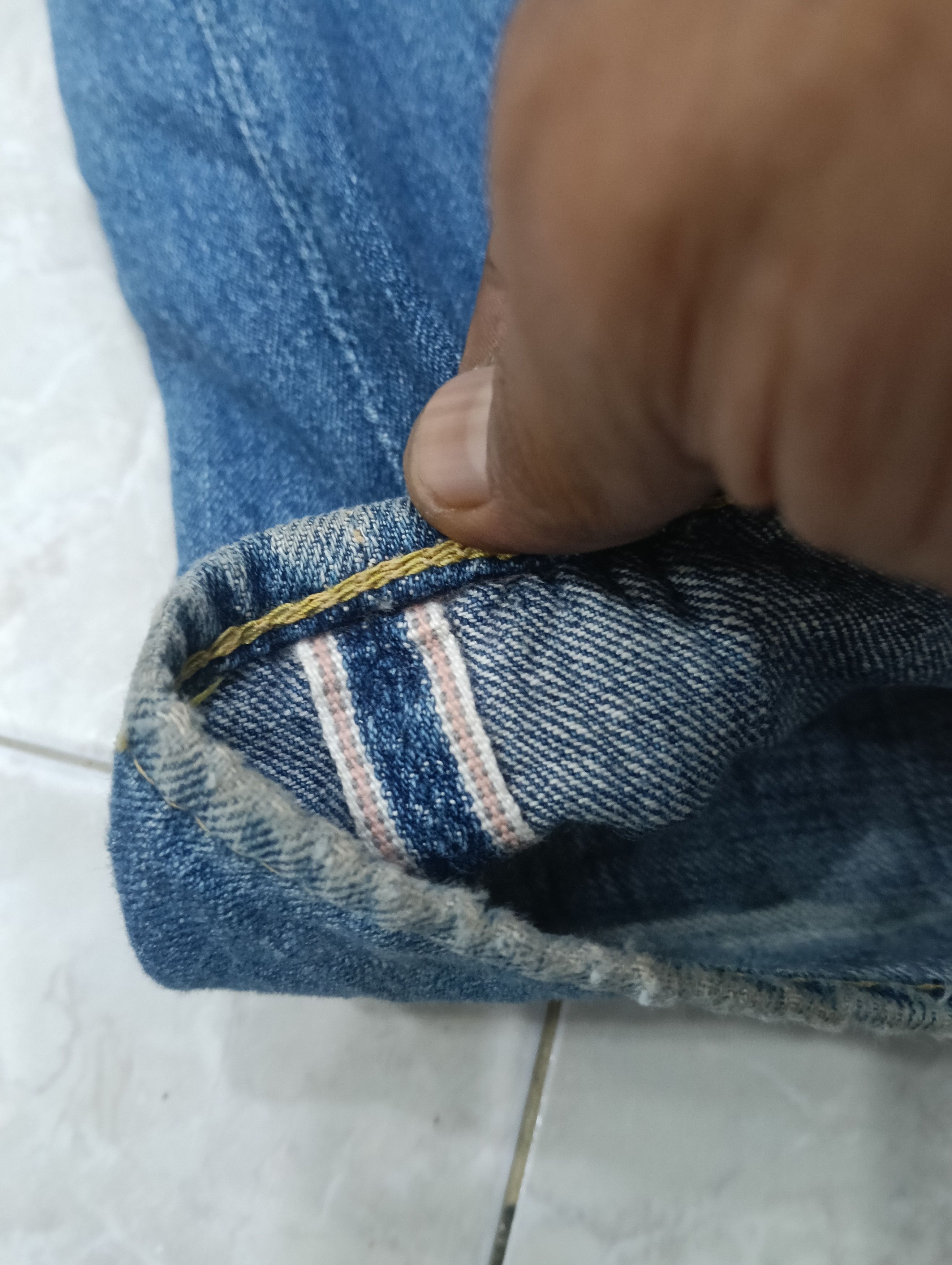 Beams Plus × Orslow Orslow Selvadge Look Like Baggy Size US 29 - 4 Thumbnail