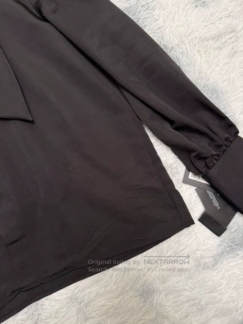 Saint Laurent Paris Saint Laurent Paris size 37 Wool Bow Shirt Size US M / EU 48-50 / 2 - 5 Thumbnail