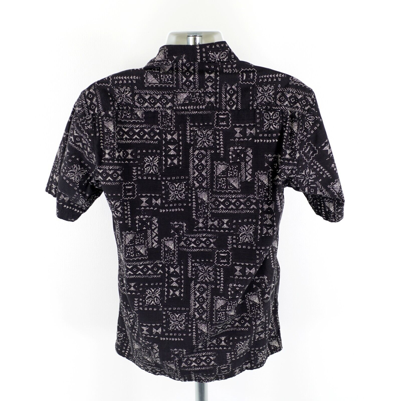 Pierre Cardin Pierre Cardin Black Tan Floral Aztec Short Sleeve Button Fro Size US S / EU 44-46 / 1 - 3 Thumbnail
