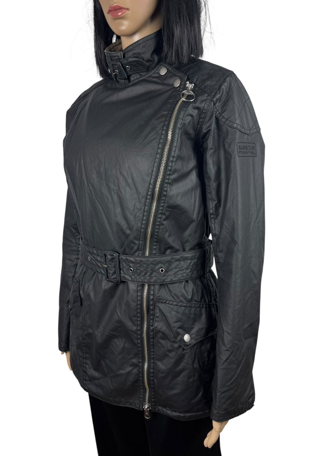 Barbour Barbour International Freda Wax Coat Belted size UK12 US8 Size M / US 6-8 / IT 42-44 - 5 Thumbnail