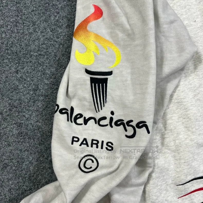 Balenciaga Balenciaga Reversed Hooded Sweatshirt Size US M / EU 48-50 / 2 - 5 Thumbnail