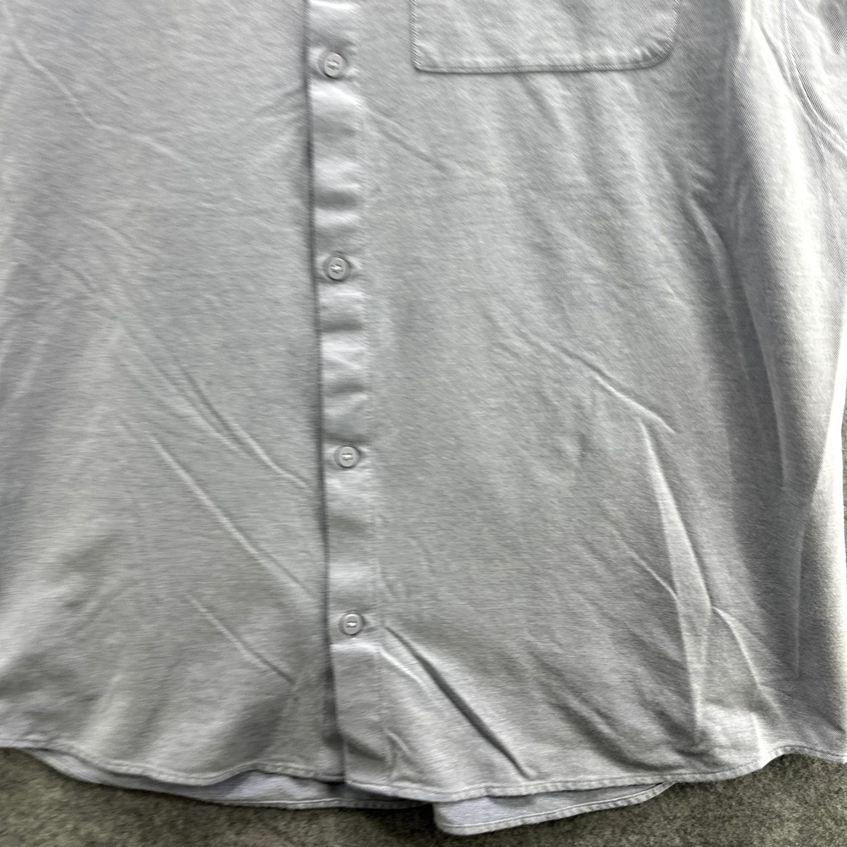 Lululemon Lululemon Shirt Mens Large Gray Long Sleeve Button Front Pocket Solid Breathable Casual Size US L / EU 52-54 / 3 - 7 Thumbnail