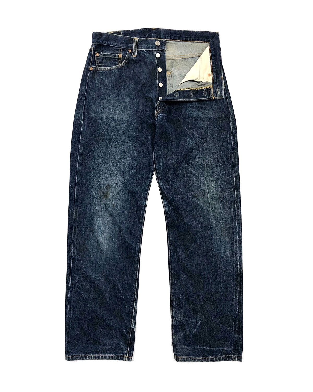 Levi's 1990's Levis Vintage Clothing 501XX Model 1955 Size US 34 / EU 50 - 2 Thumbnail
