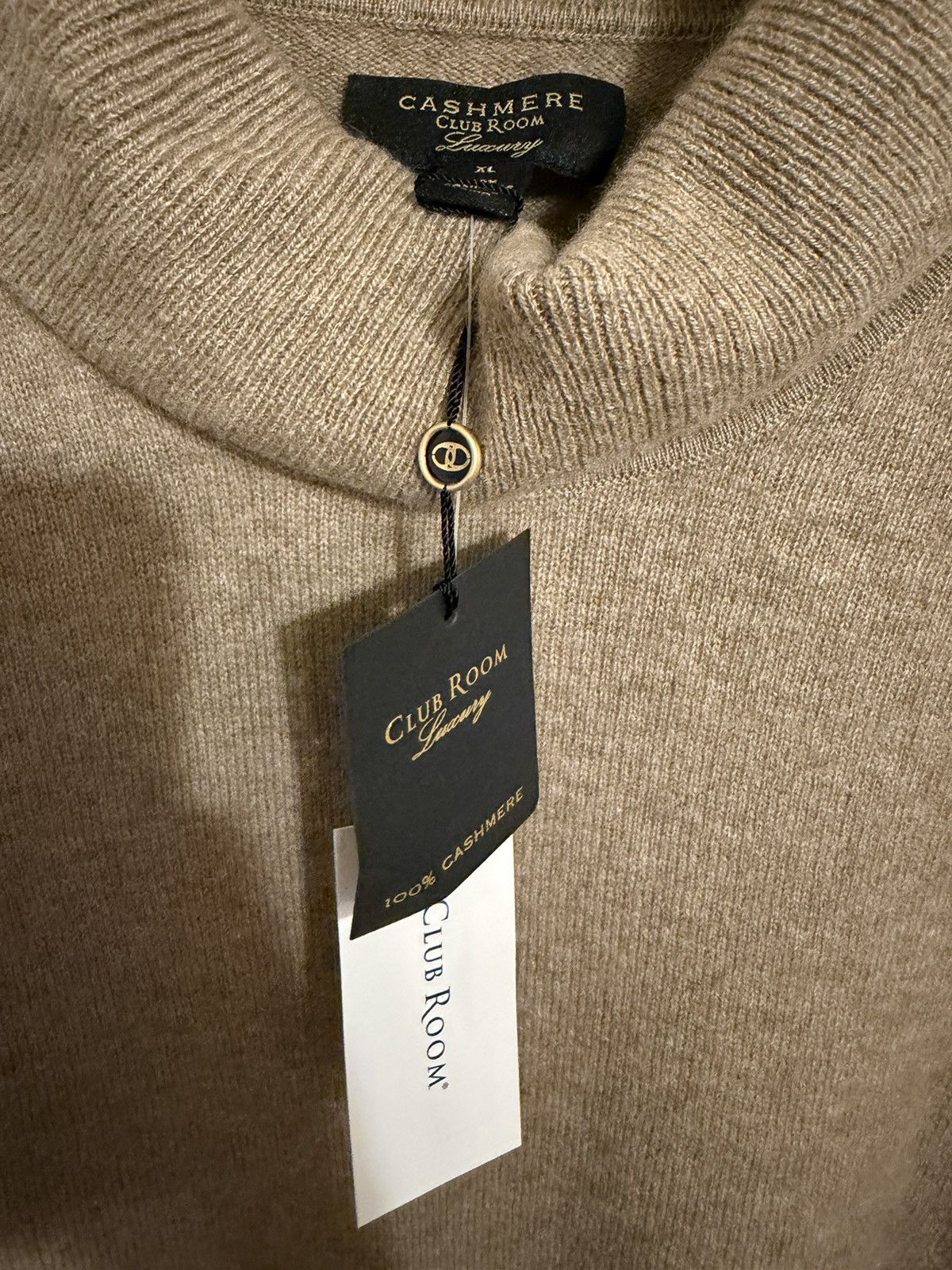 Club Room Cashmere Turtle Neck Sweater Size US XL / EU 56 / 4 - 4 Thumbnail