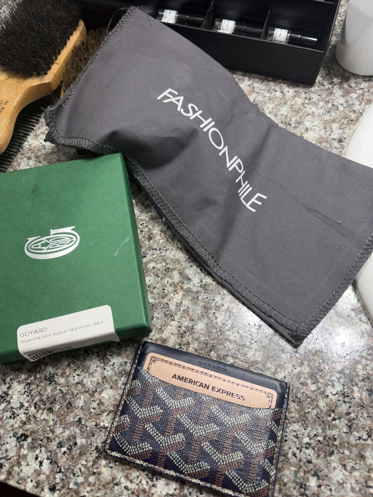 Goyard Goyard Navy Saint Sulpice Card Holder Size ONE SIZE - 3 Thumbnail