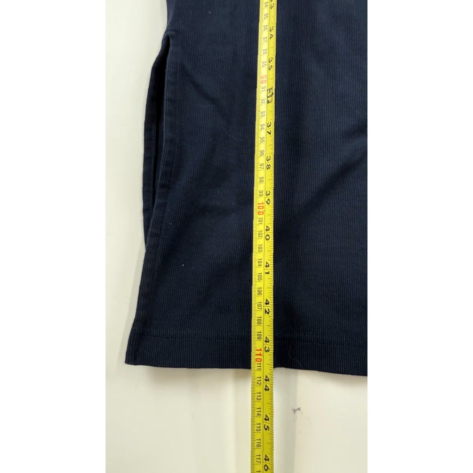 Banana Republic Banana Republic Women's Small Blue Ribbed Tank Dress Sleeveless Square Neck Pullover Casual Summer Outdoor Size S / US 4 / IT 40 - 6 Thumbnail