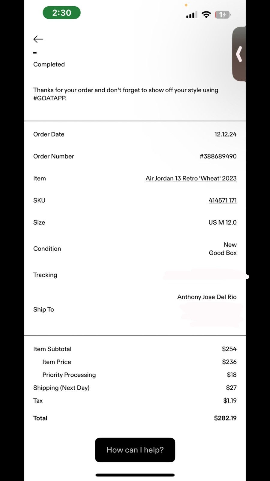 Jordan Brand Air Jordan Retro 13 ‘Wheat’ Size US 12 / EU 45 - 7 Thumbnail