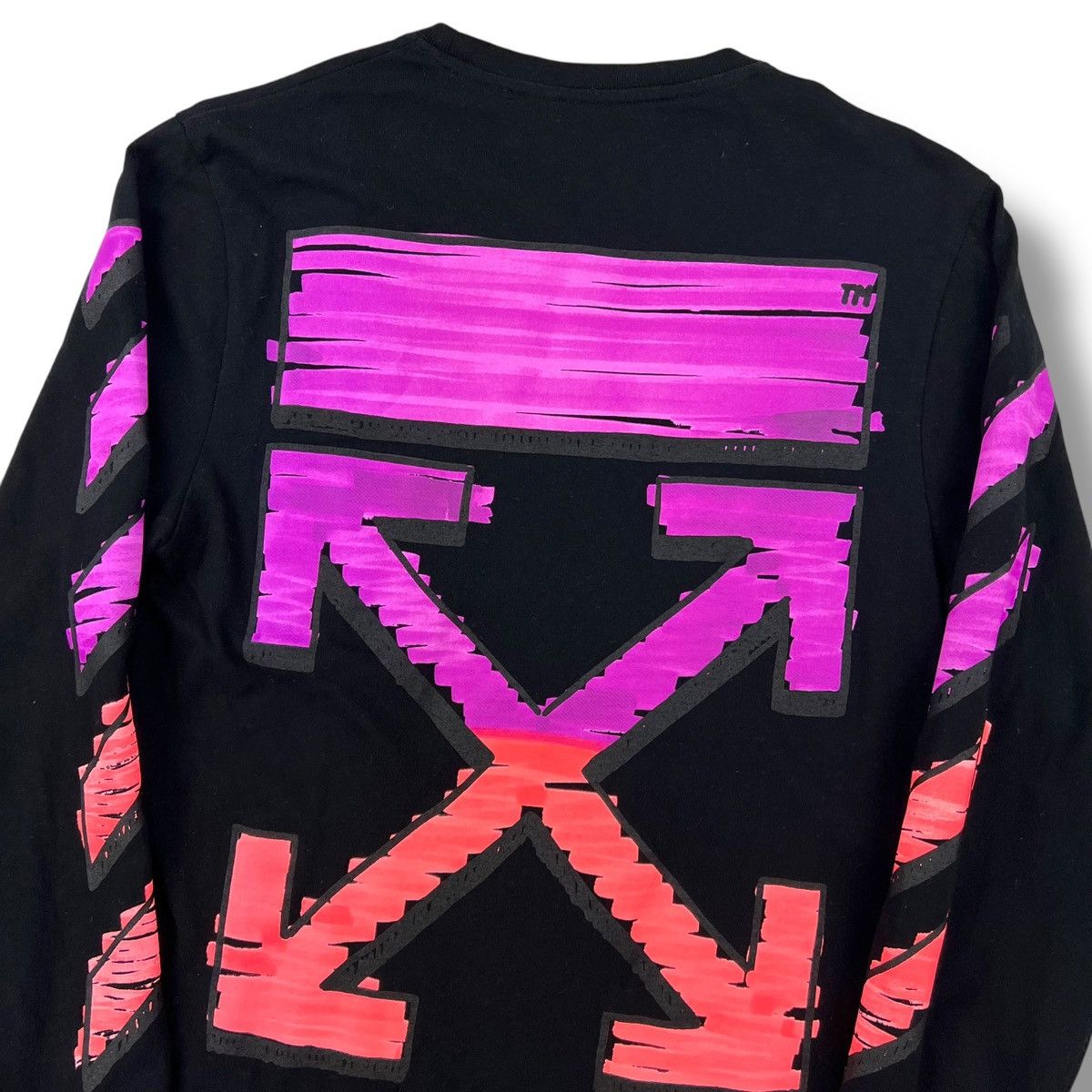 Off-White Off-White Marker Arrows Long Sleeve T Shirt Size US S / EU 44-46 / 1 - 1 Thumbnail