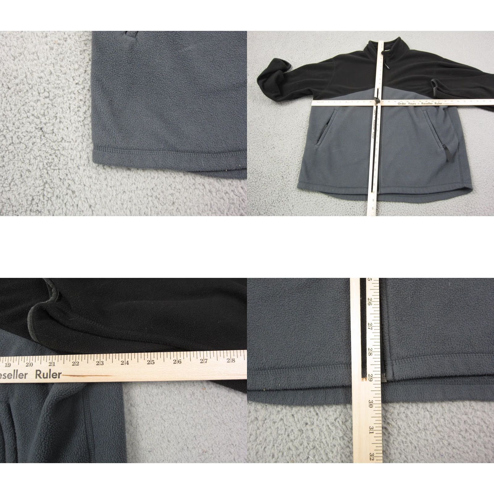 Vintage VINTAGE REI Sweater Mens Large Black Gray Sweatshirt Full Zip Up Fleece Made in USA Size US L / EU 52-54 / 3 - 8 Thumbnail