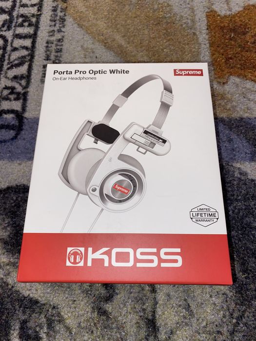 Supreme Supreme Koss PortaPro Headphones White | Grailed