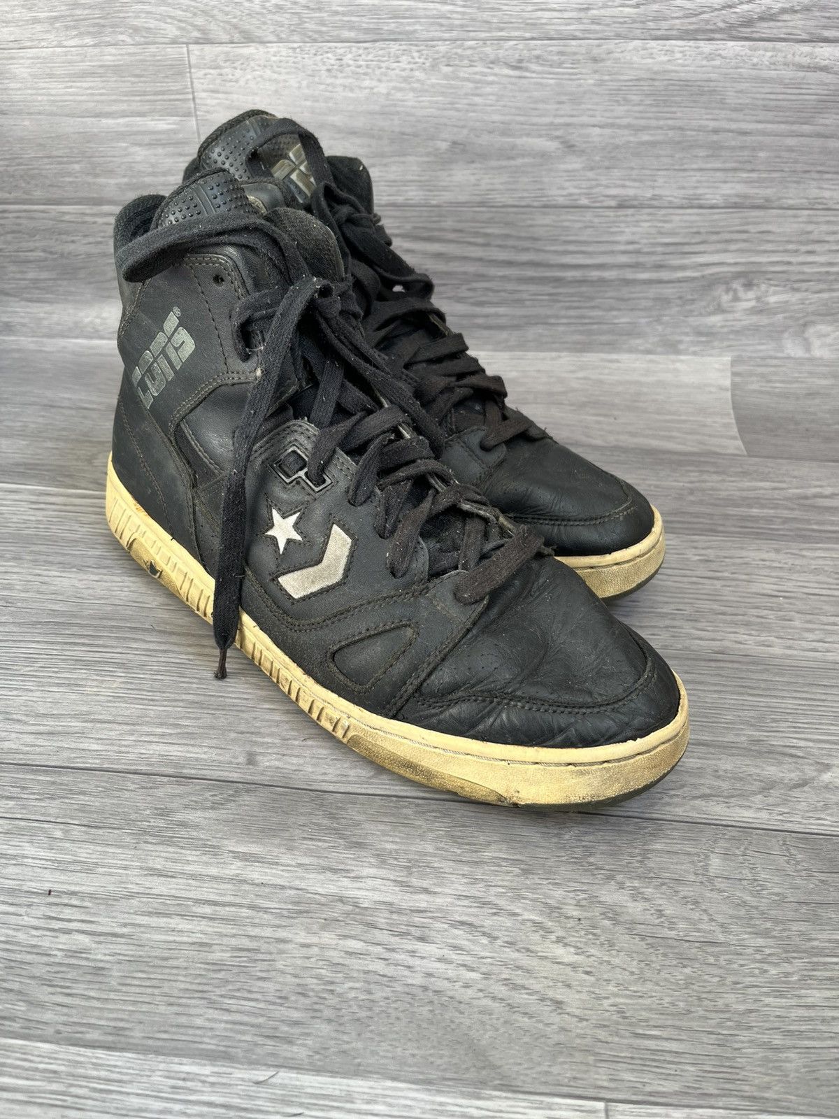 Converse Vintage 90's Converse Cons Star Wave hi-top sneakers sz12 Size US 12 / EU 45 - 9 Thumbnail