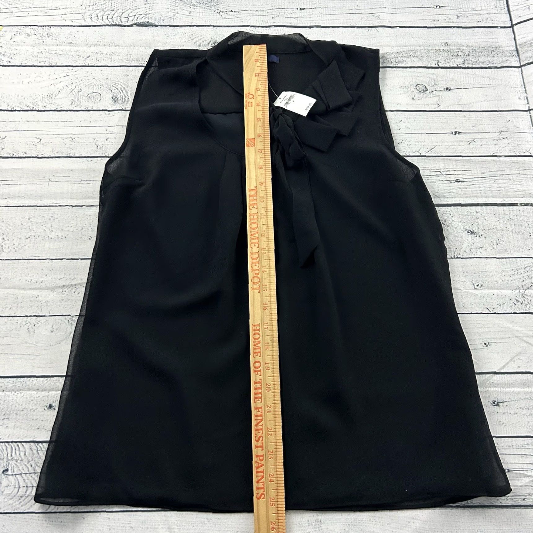 Gap VINTAGE GAP Tank Shirt Women's M Black Sheer Sleeveless Top Size M / US 6-8 / IT 42-44 - 4 Thumbnail