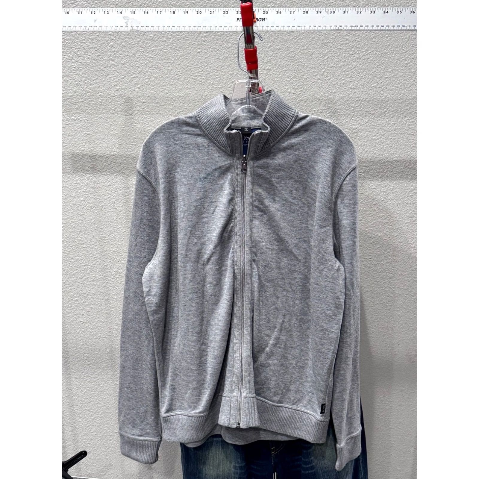 Hugo Boss Hugo Boss Gray Zippered Track SWEATER Large L Mens Size US L / EU 52-54 / 3 - 2 Thumbnail