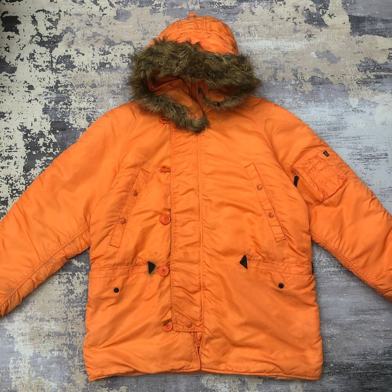 Alpha Industries × Vintage Y119. VTG ALPHA INDUSTRIES EXTREME COLD WEATHER PARKA JACKET Size US L / EU 52-54 / 3 - 2 Thumbnail