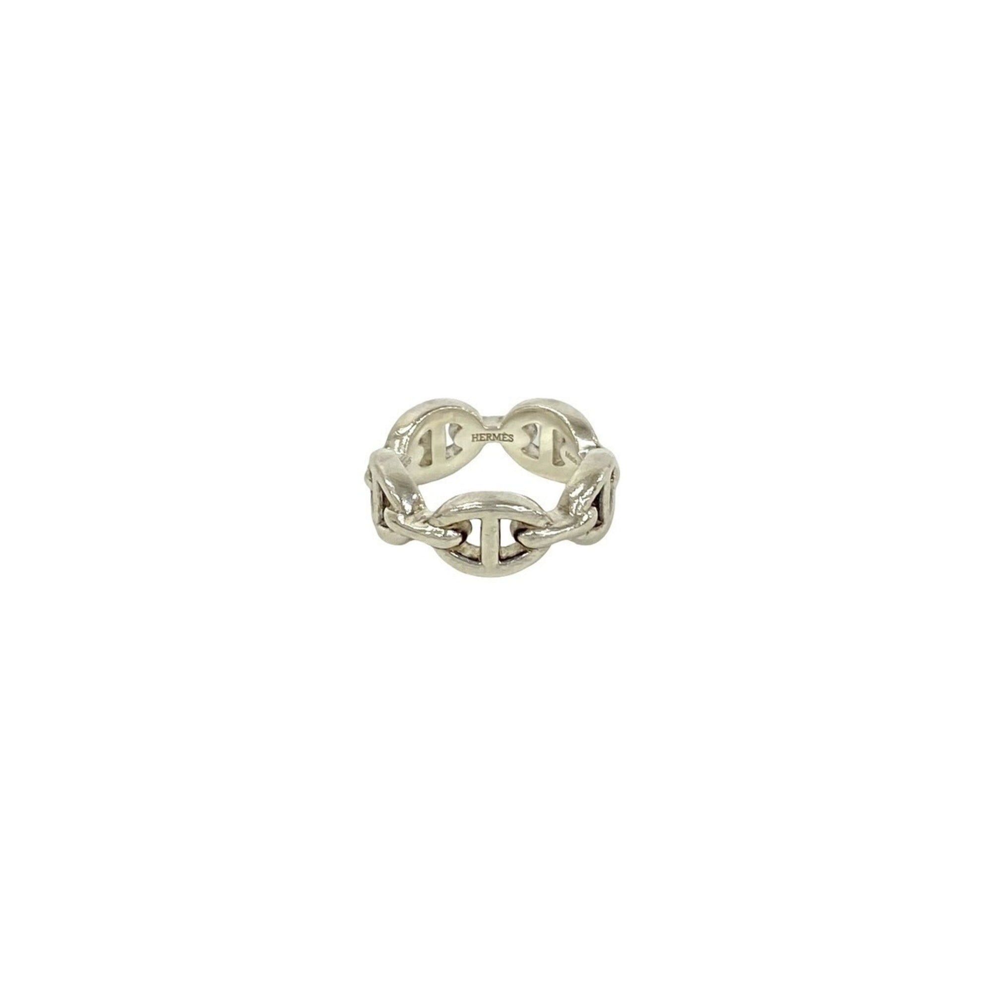 Hermes Hermes Enchainée Ring, Sterling Silver 925, Women's Accessory, 63601 Size ONE SIZE - 1 Thumbnail