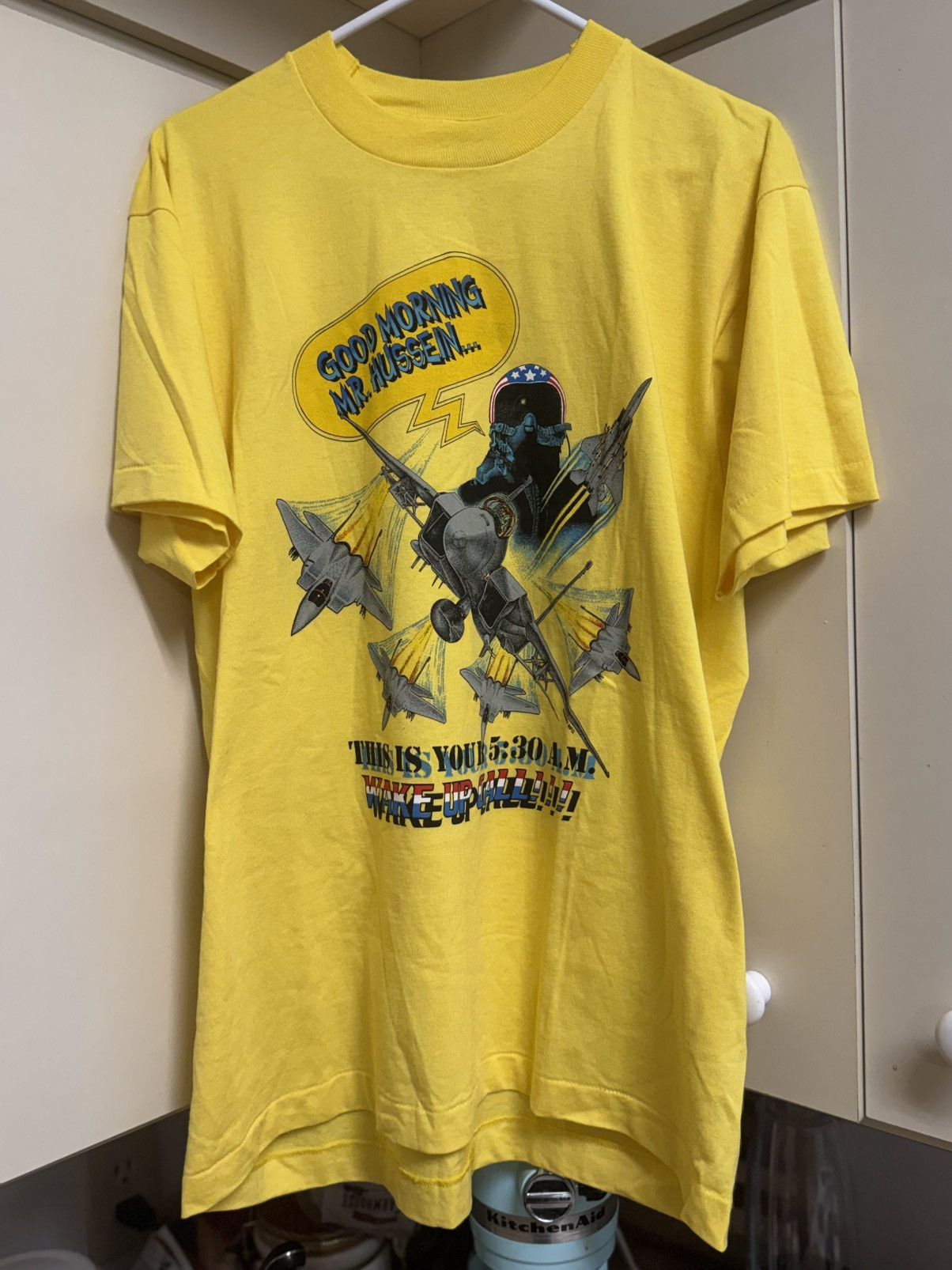 Vintage Vintage 1991 Gulf War Desert Storm Screen Stars Tee XL NWT L Size US XL / EU 56 / 4 - 8 Thumbnail