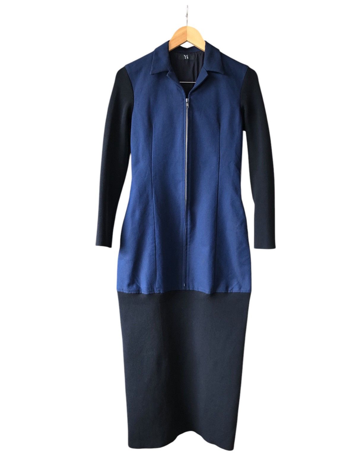 Yohji Yamamoto Rare❗️Ys Yohji Yamamoto Jacket Dress Women Autumn Zipper Size XS / US 0-2 / IT 36-38 - 1 Thumbnail