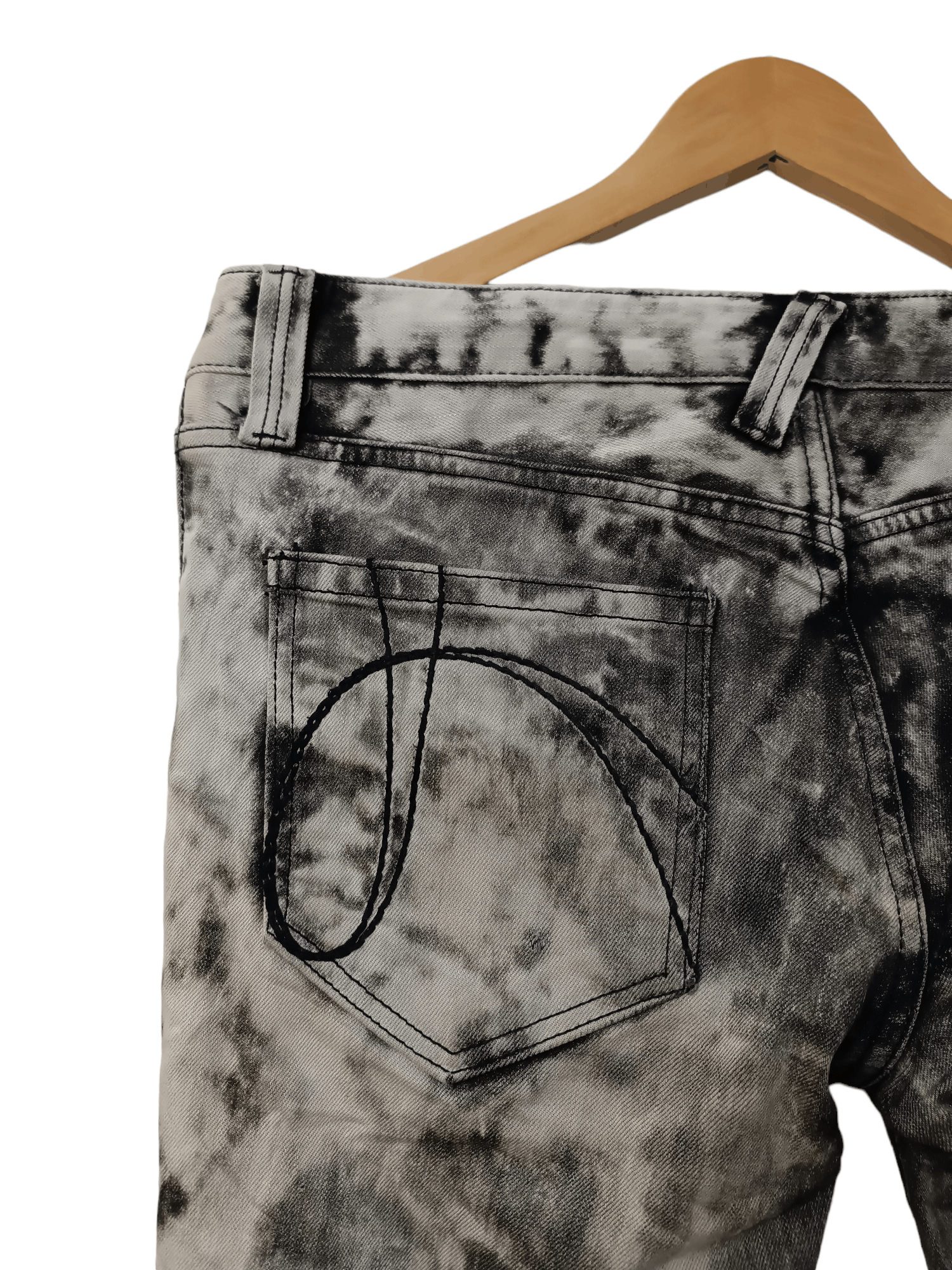 NO ID NO ID Japanese brand acid wash paint splatter Size US 32 / EU 48 - 3 Thumbnail
