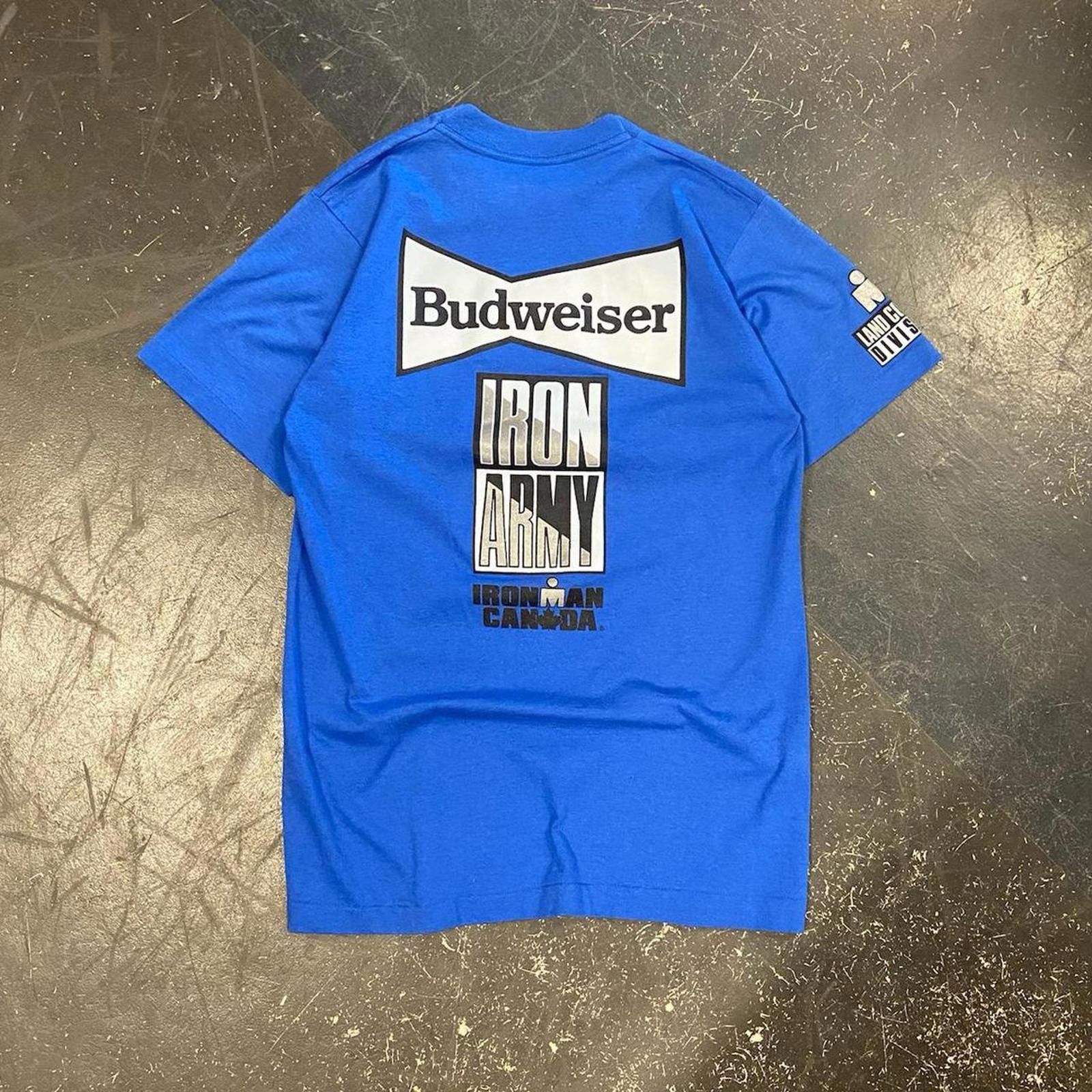 Budweiser 90s Penticton Blue Ironman Budweiser Tee Size US M / EU 48-50 / 2 - 1 Thumbnail
