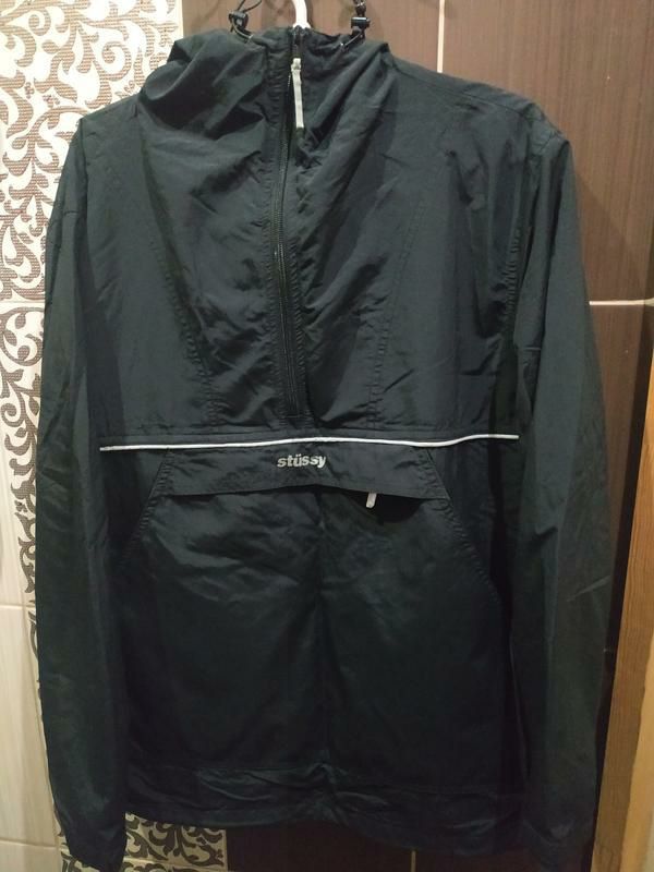 Stussy Stussy Reflective Nylon Anorak Windbreaker Black M Size US M / EU 48-50 / 2 - 7 Thumbnail