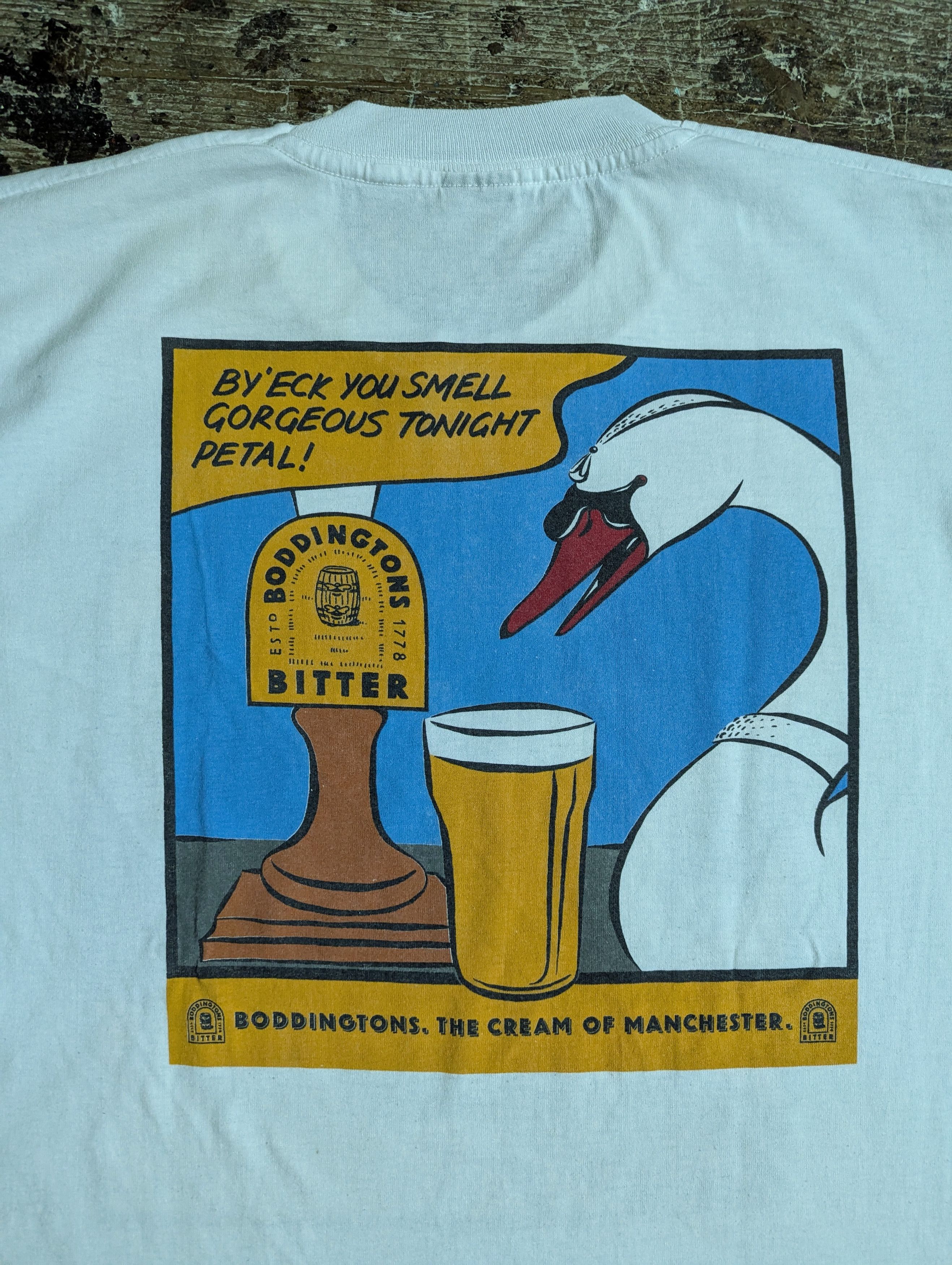 Band Tees 90s Boddingtons Bitter Graphic T Shirt Size US XL / EU 56 / 4 - 5 Thumbnail