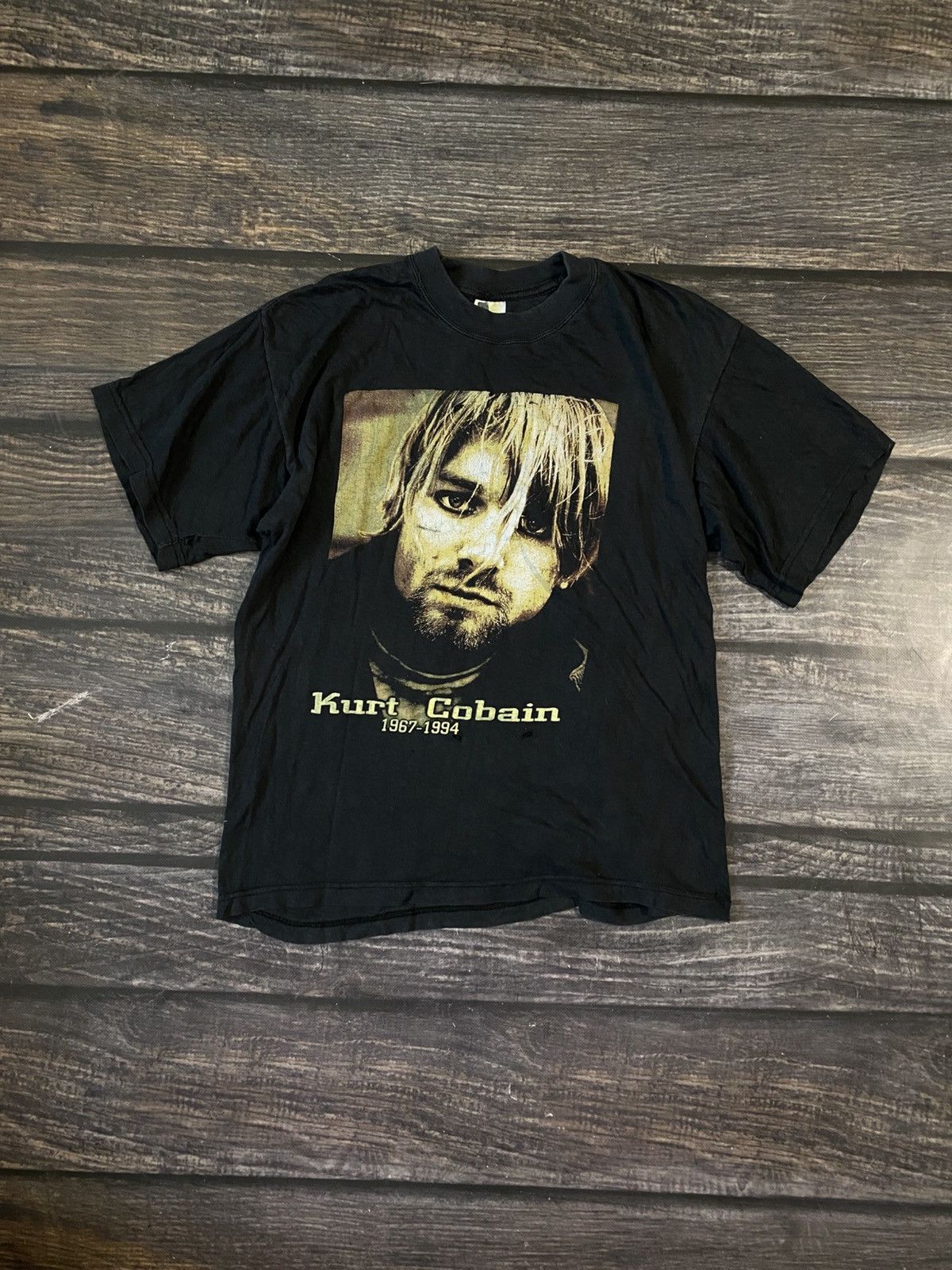 Band Tees 90’s Nirvana Kurt Cobain 1967-1994 Vintage Shirt Size US L / EU 52-54 / 3 - 1 Thumbnail