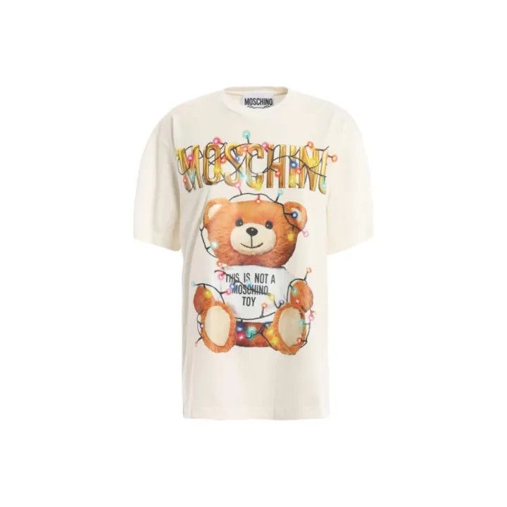 Moschino Moschino Printed Short Sleeve T-Shirt for Women 0079 Size XS / US 0-2 / IT 36-38 - 1 Thumbnail