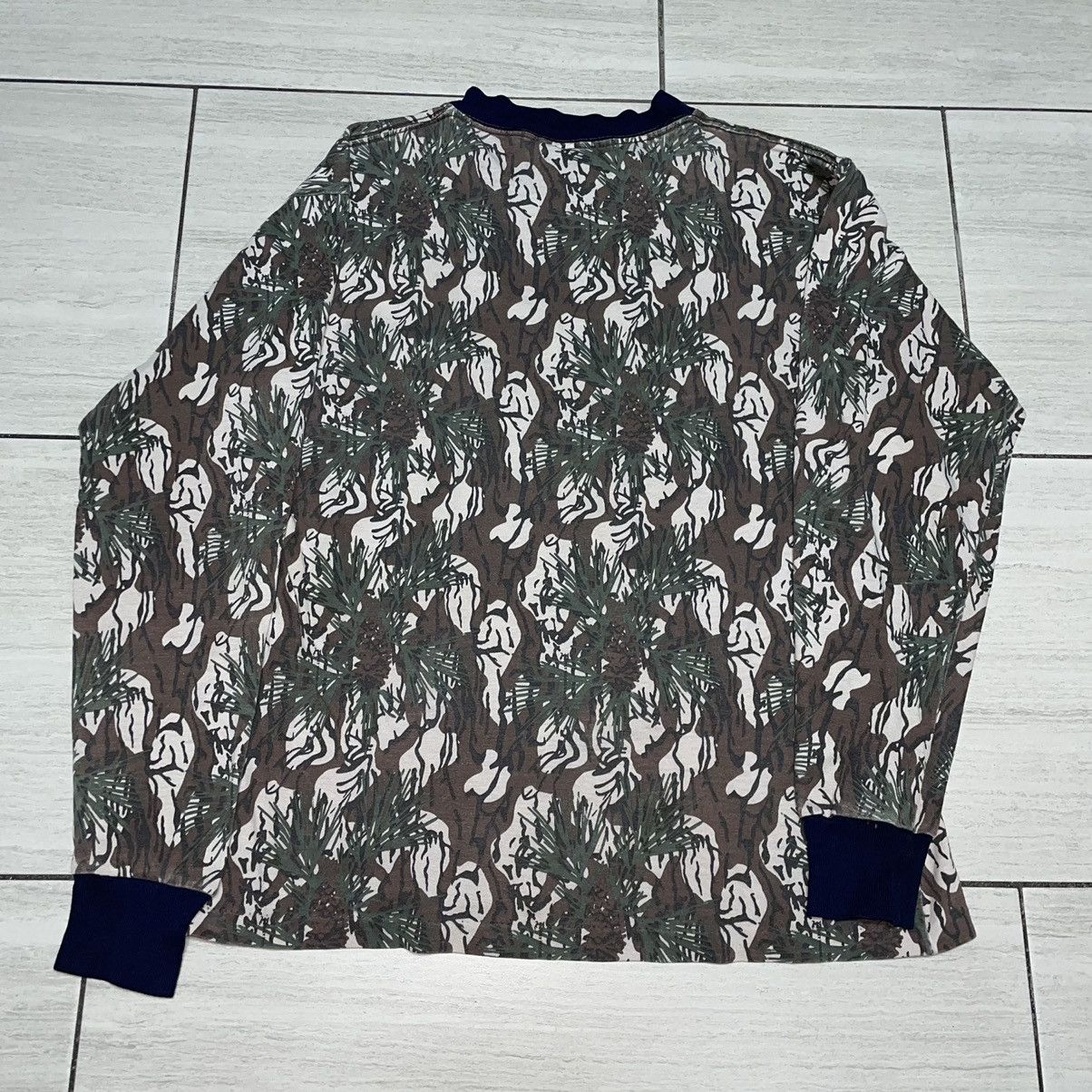 Vintage Piney Woods Treebark Camo Longsleeve Size US M / EU 48-50 / 2 - 5 Thumbnail