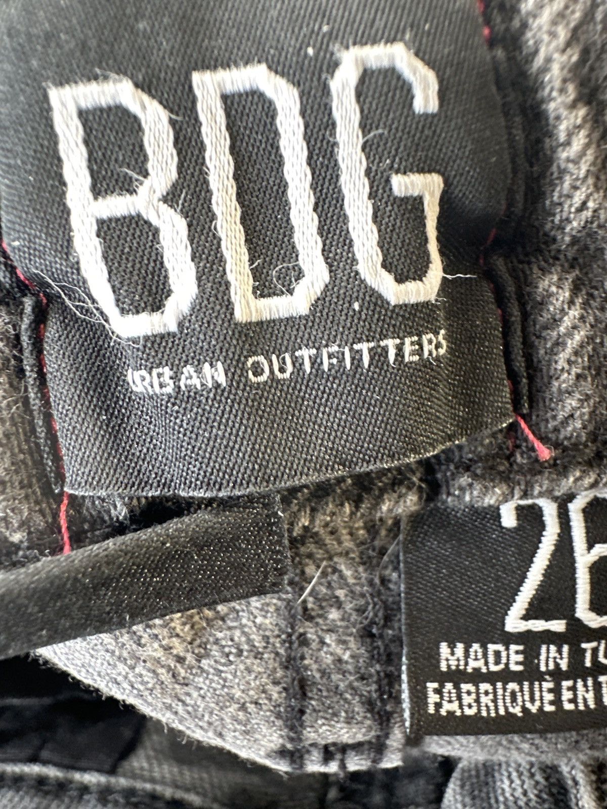 Bdg BDG Straight Kick Grey Wash Jeans Size 26" / US 2 / IT 38 - 4 Thumbnail