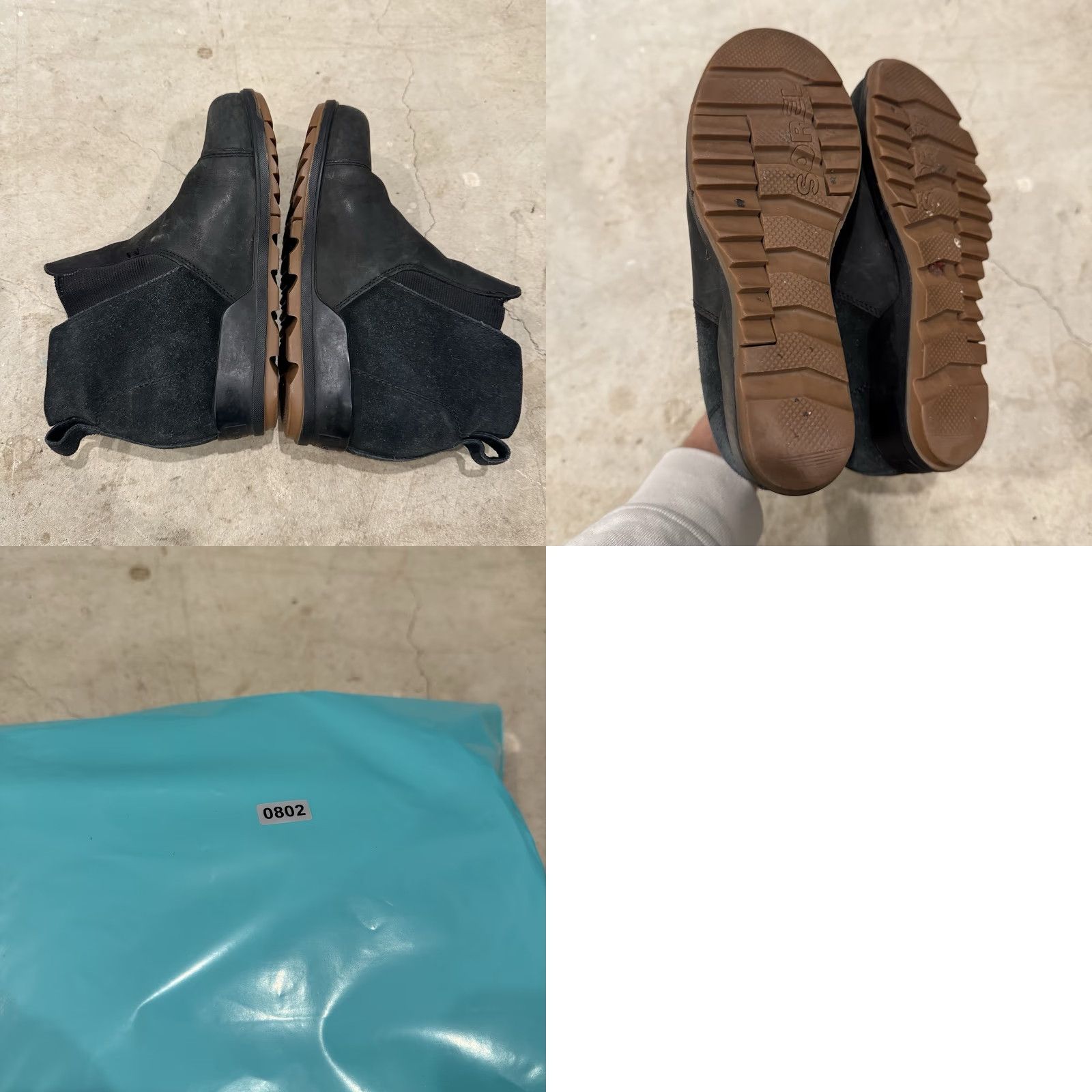 SOREL Sorel Boots Womens 7.5 Evie Chelsea Black Pull On Comfort Wedge Heels NL3816-010 Size US 8 / IT 38 - 8 Thumbnail