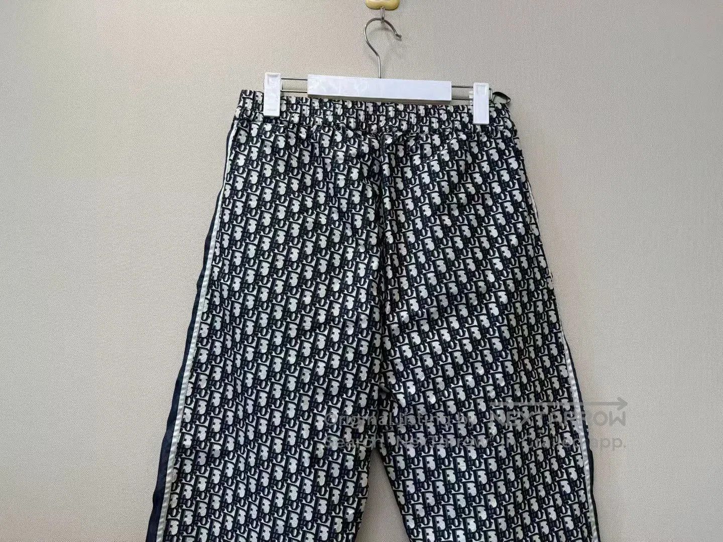 Dior dior black and white logo long pants. Size US 40 / EU 56 - 5 Thumbnail