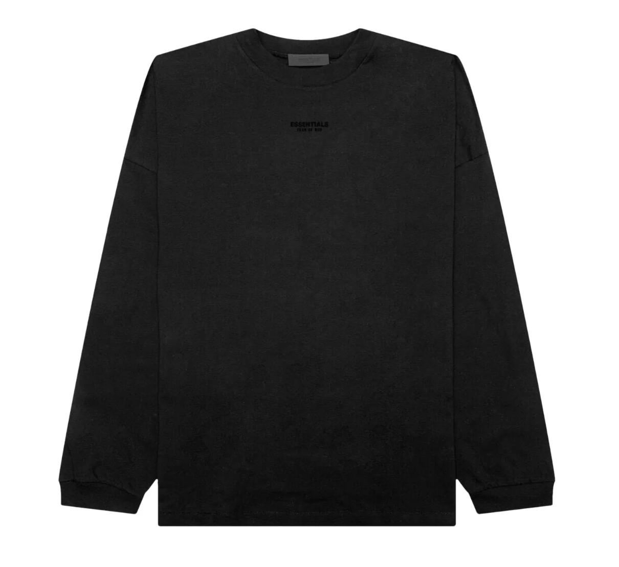 Fear of God Fear of God Essentials L/S Tee - Jet Black Size M Size US M / EU 48-50 / 2 - 1 Thumbnail